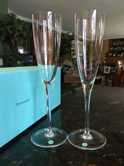 tiffany's champagne flutes.